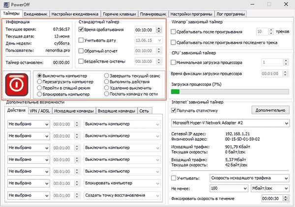 Организация работы по расписанию