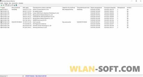 Основные функции программы Wireless Network Watcher